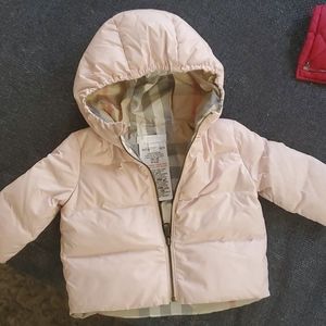 Authentic Burberry Light Pink Winter Coat